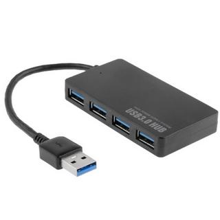 eStore  Hub USB 3.0 con 4 porte USB (alta velocità) - Fino a 5 Gbps 