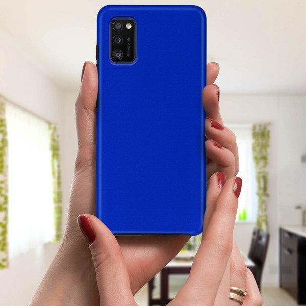 Avizar  Coque Samsung Galaxy A41 Intégrale Bleu 