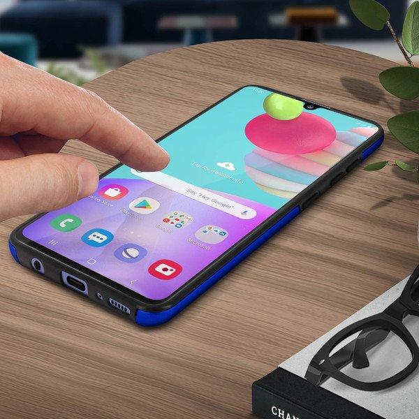 Avizar  Coque Samsung Galaxy A41 Intégrale Bleu 