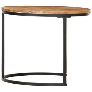 VidaXL Table gigogne bois d'acacia  