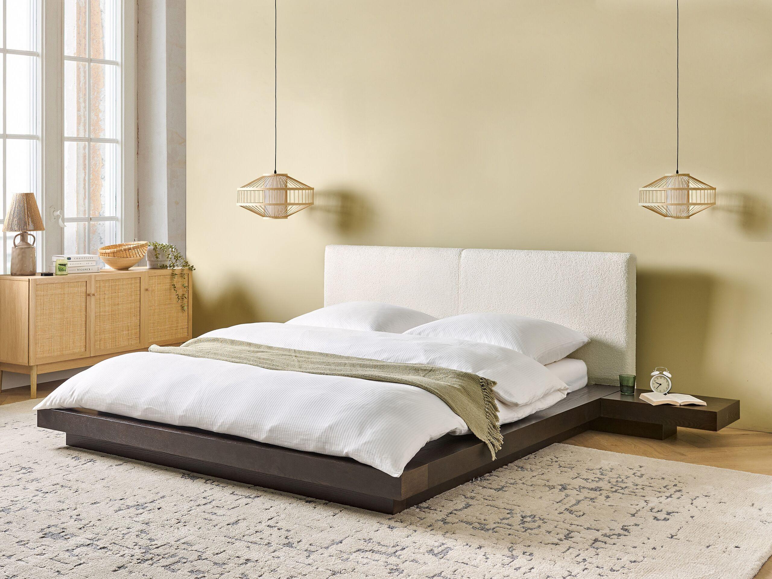 Beliani Bett mit Lattenrost aus MDF-Platte Modern ZEN  