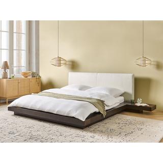 Beliani Bett mit Lattenrost aus MDF-Platte Modern ZEN  