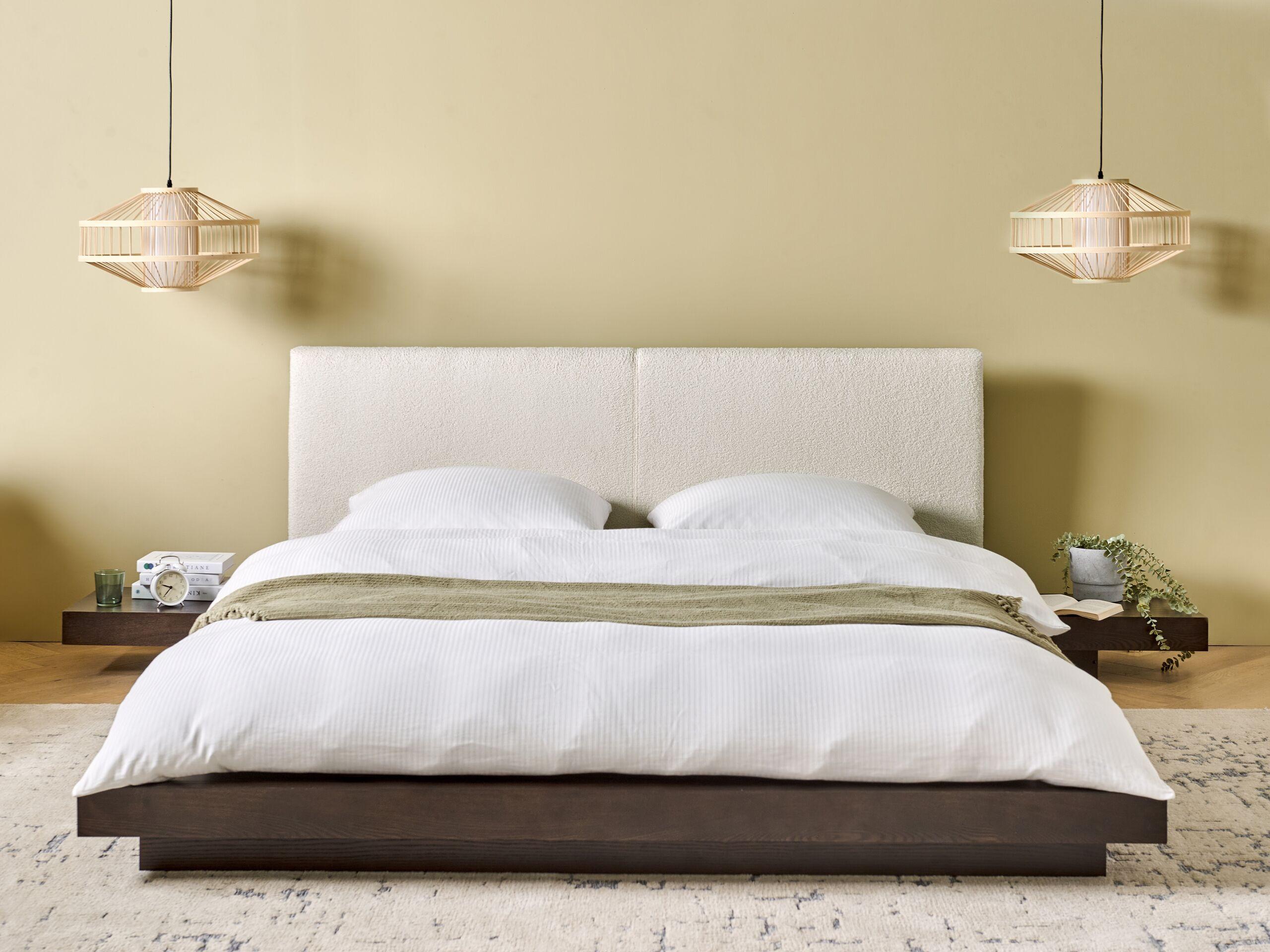 Beliani Bett mit Lattenrost aus MDF-Platte Modern ZEN  