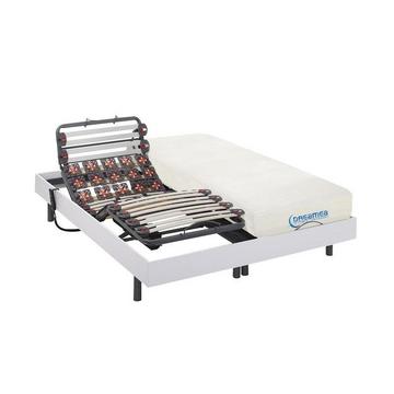 Set da relax doghe e sospensioni memory foam DIONYSOS di DREAMEA motori OKIN bianco