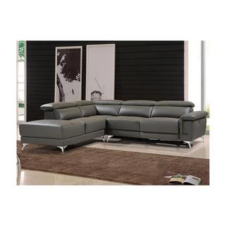 LINEA SOFA Canapé d'angle relax électrique en cuir PASCALINE Angle gauche  