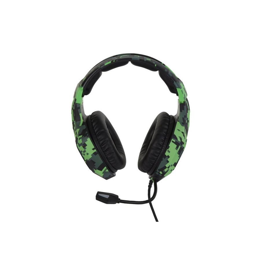 Surefire Gaming  Skirmish Casque Avec fil Arceau Jouer USB Type-A Noir, Camouflage, Vert 