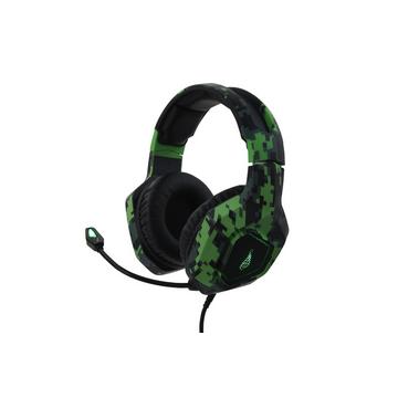 SureFire Skirmish Kopfhörer Kabelgebunden Kopfband Gaming USB Typ-A Schwarz, Camouflage, Grün