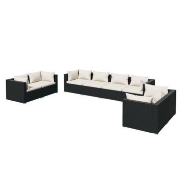 set salotto da giardino Polirattan