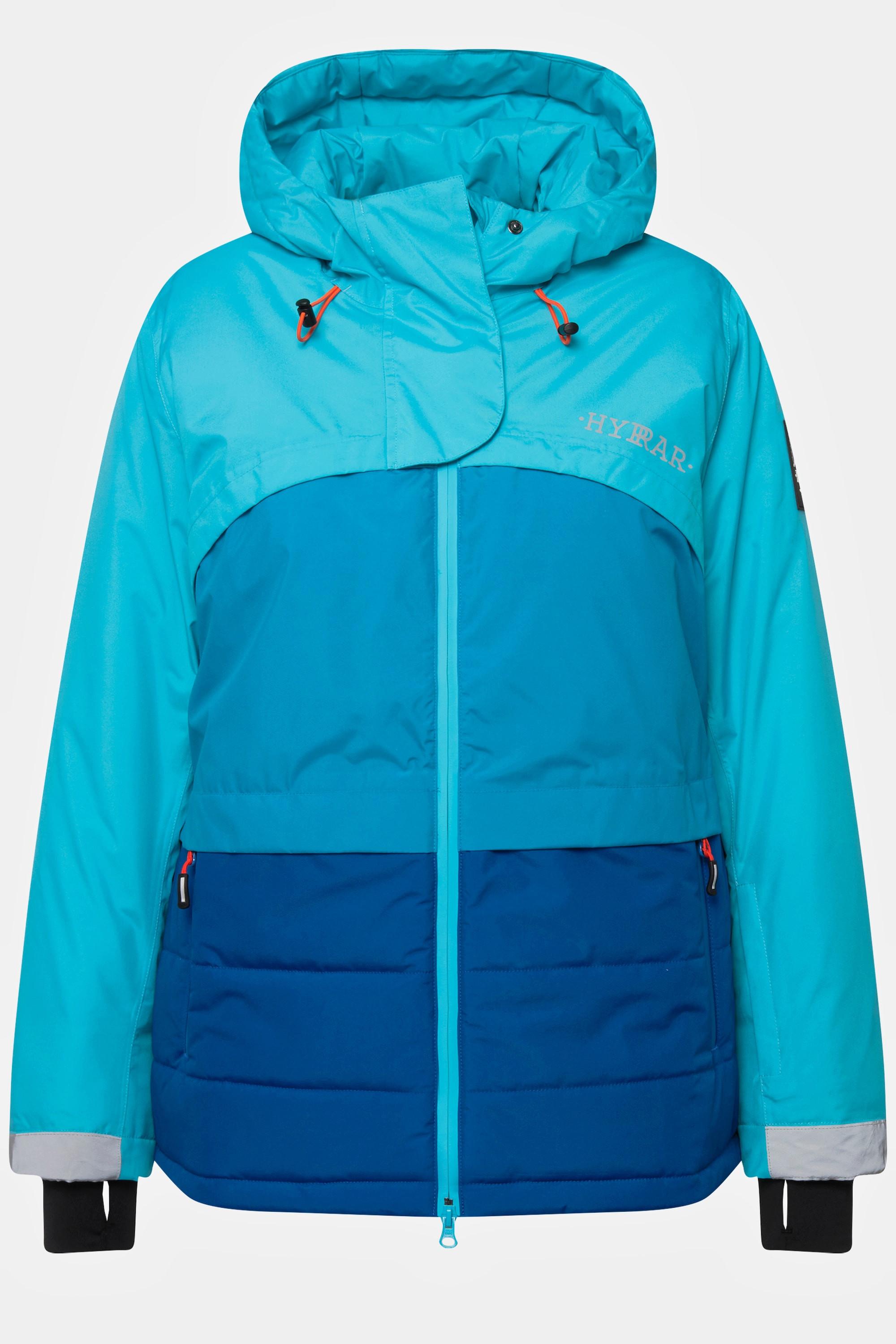 Ulla Popken  HYPRAR Funktionsjacke, wasserdicht, 2-Wege-Zipper, Schneefang 