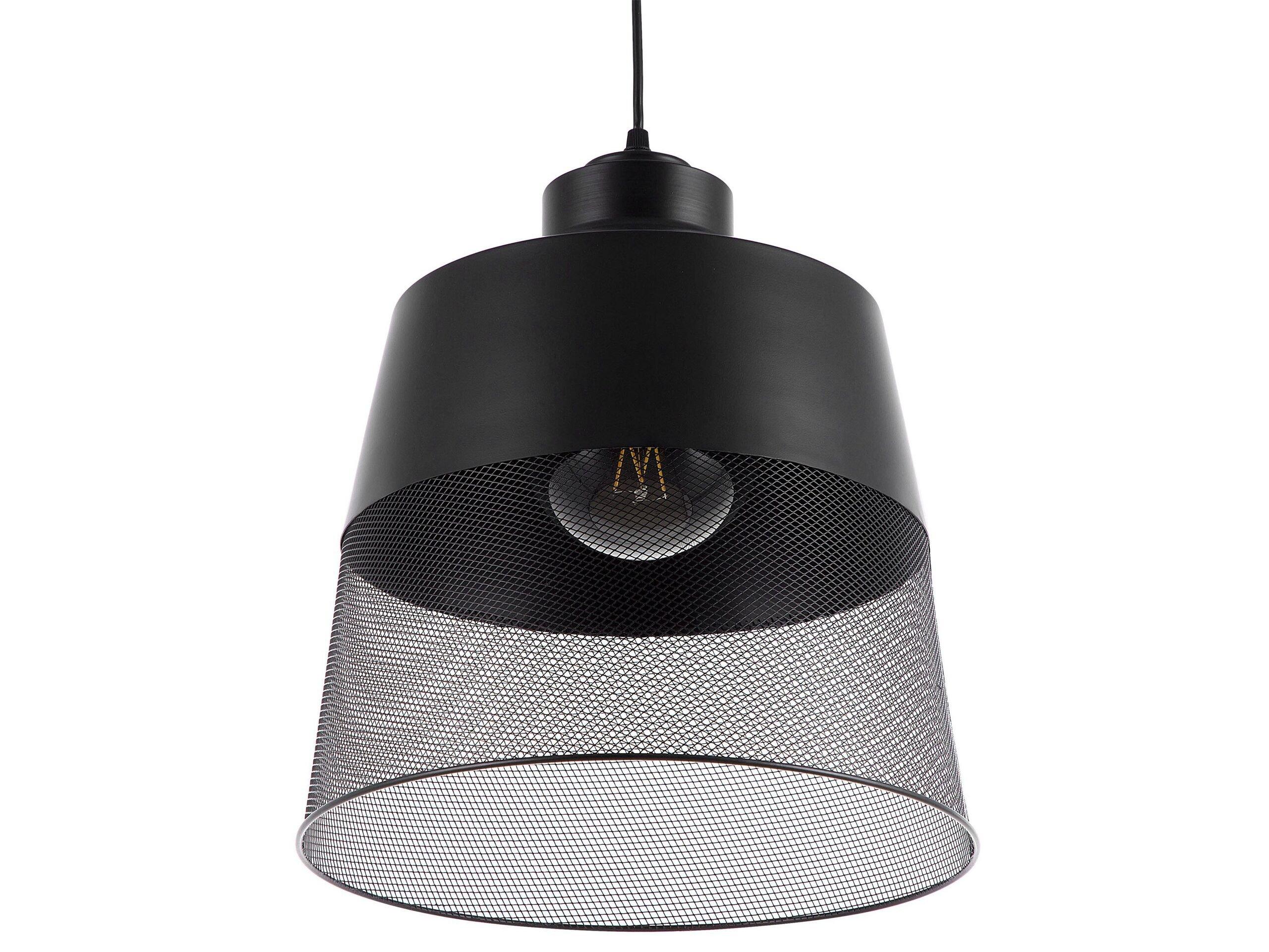 Beliani Lampe suspension en Métal Moderne MUGA  