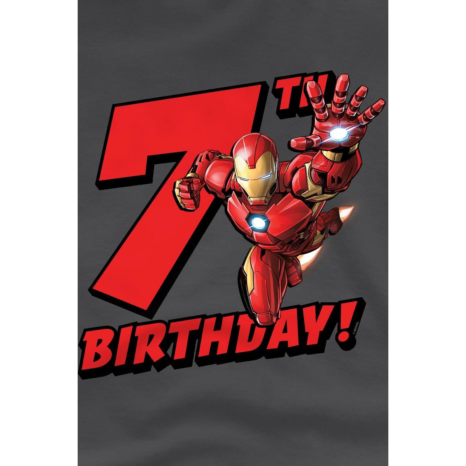 Iron Man  TShirt  7. Geburtstag 