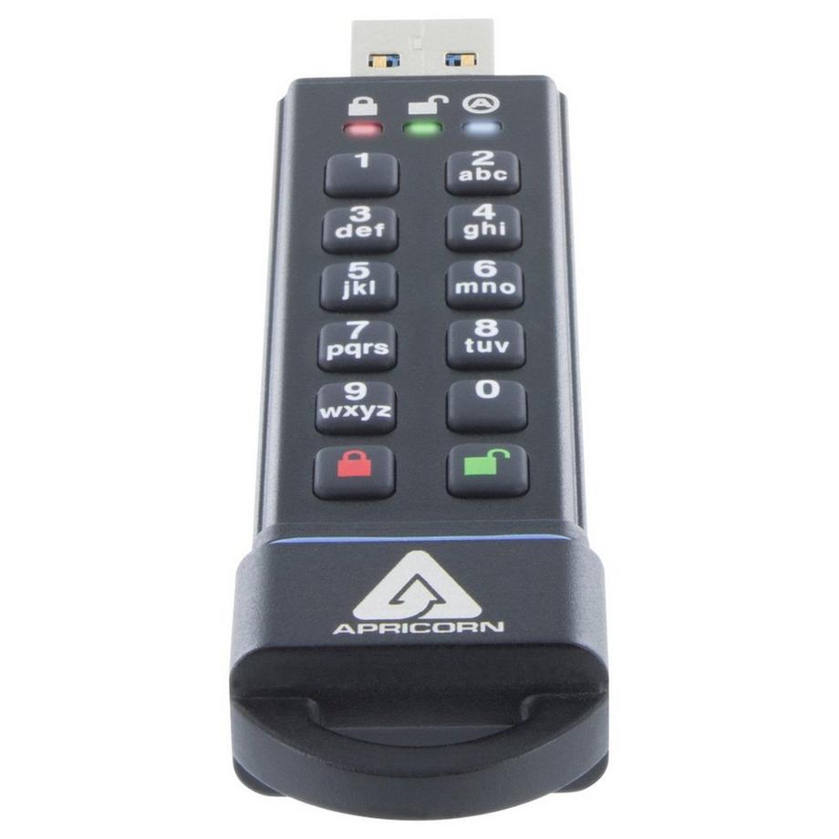 Apricorn  Apricorn Aegis Secure Key 3.0 lecteur USB flash 480 Go USB Type-A 3.2 Gen 1 (3.1 Gen 1) Noir 