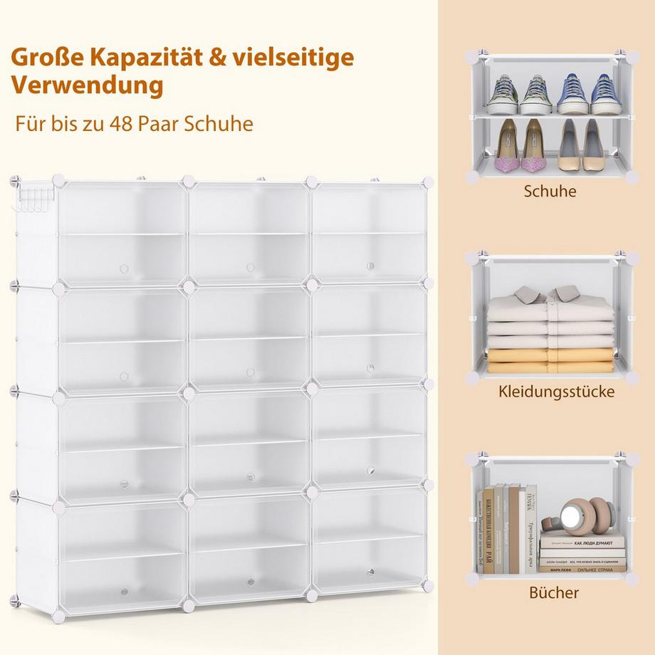 Northix Scarpiera organizer per 48 paia  