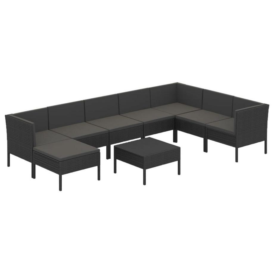 set da giardino Polirattan