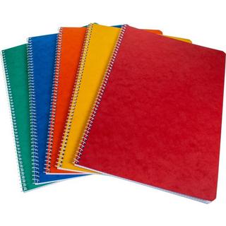 BÜROLINE BÜROLINE Spiralheft ass. 17,5x22cm 540252 liniert,8mm, 80g 48 Blatt  