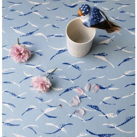 Fleur de Soleil Nappe enduite ronde ou ovale Vagues  