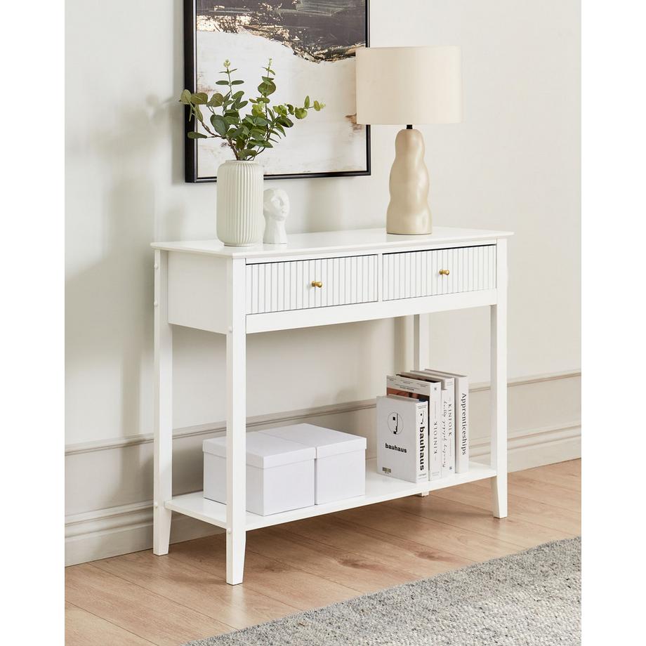 Beliani Konsolentisch aus MDF-Platte Retro ASSISI  