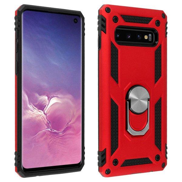 Avizar  Cover Antiurto Galaxy S10 Rosso 