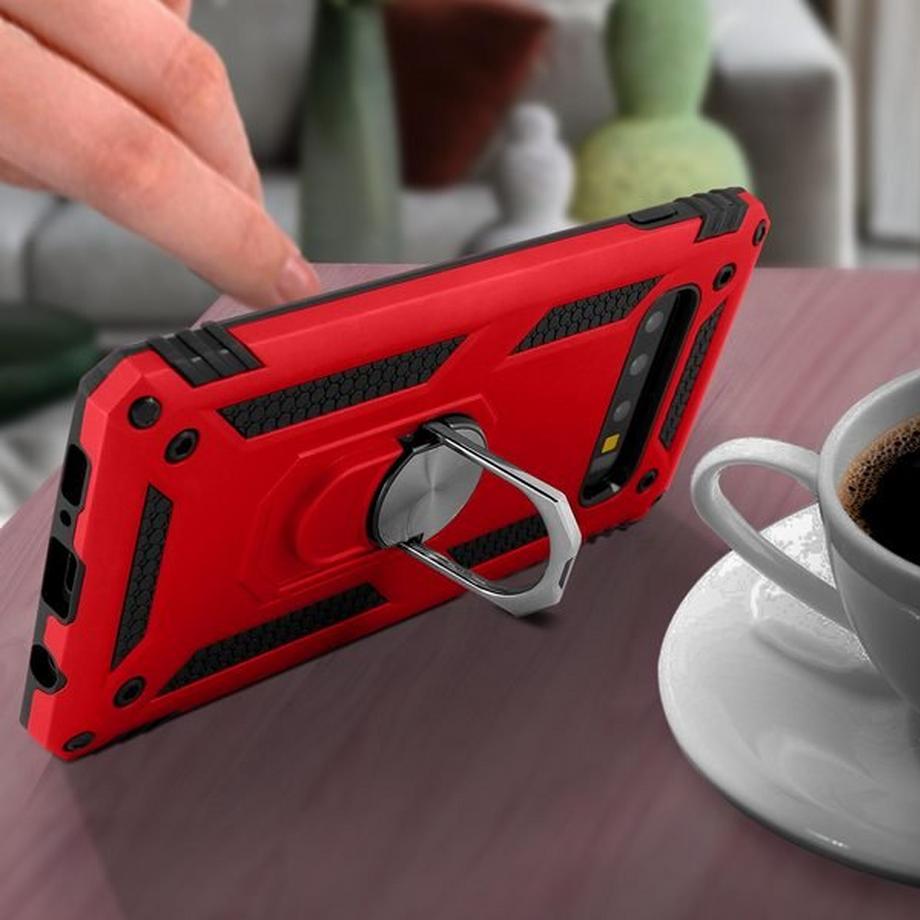 Avizar  Stoßfeste Hülle Samsung Galaxy S10 Rot 