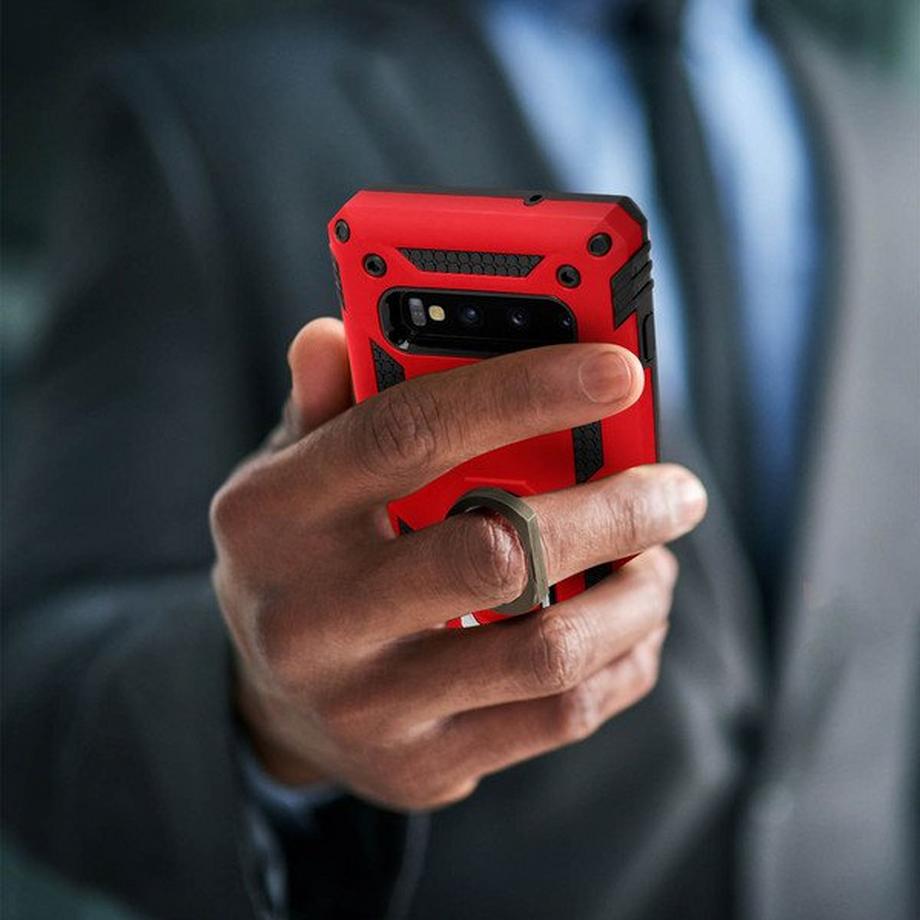 Avizar  Stoßfeste Hülle Samsung Galaxy S10 Rot 