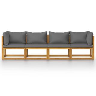 VidaXL Gartensofa akazienholz  