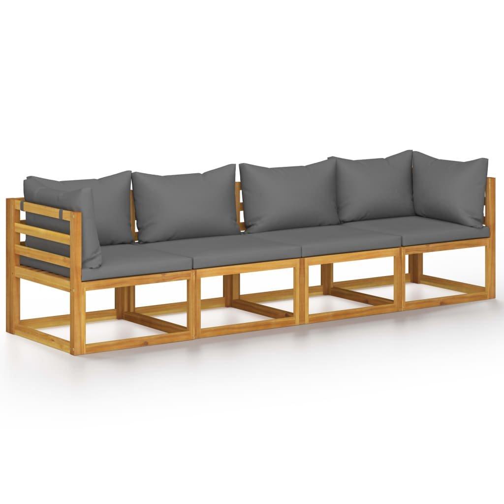 VidaXL Gartensofa akazienholz  