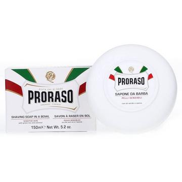 Proraso - White Shaving Soap - Shaving soap for sensitive skin with green tea 150ml