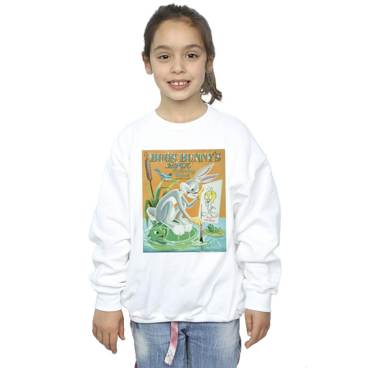 LOONEY TUNES  Bugs Bunny Colouring Book Sweatshirt 