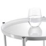 Tectake Table d’appoint CHESTER  Blanc
