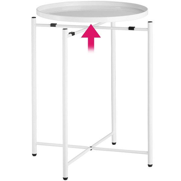 Tectake Table d’appoint CHESTER 45,5x45,5x53cm  