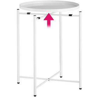 Tectake Table d’appoint CHESTER 45,5x45,5x53cm  