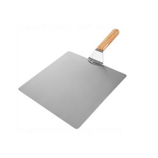 Ruhhy Plaque à pizza avec mante de four - acier inoxydable  