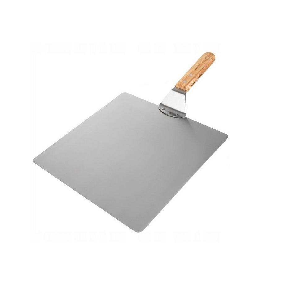 Ruhhy Plaque à pizza avec mante de four - acier inoxydable  