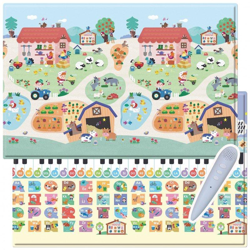 Dwinguler  Dwinguler SOUND MAT Farm House Acrilico, Cloruro di polivinile (PVC) Multicolore Tappetino da gioco per bambino 