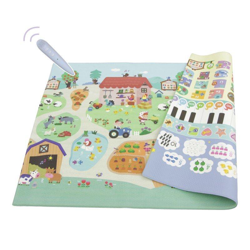 Dwinguler  Dwinguler SOUND MAT Farm House Acrylique, Polyvinyl chloride (PVC) Multicolore Tapis de jeux pour bébé 