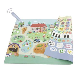 Dwinguler  Dwinguler SOUND MAT Farm House Acrylique, Polyvinyl chloride (PVC) Multicolore Tapis de jeux pour bébé 