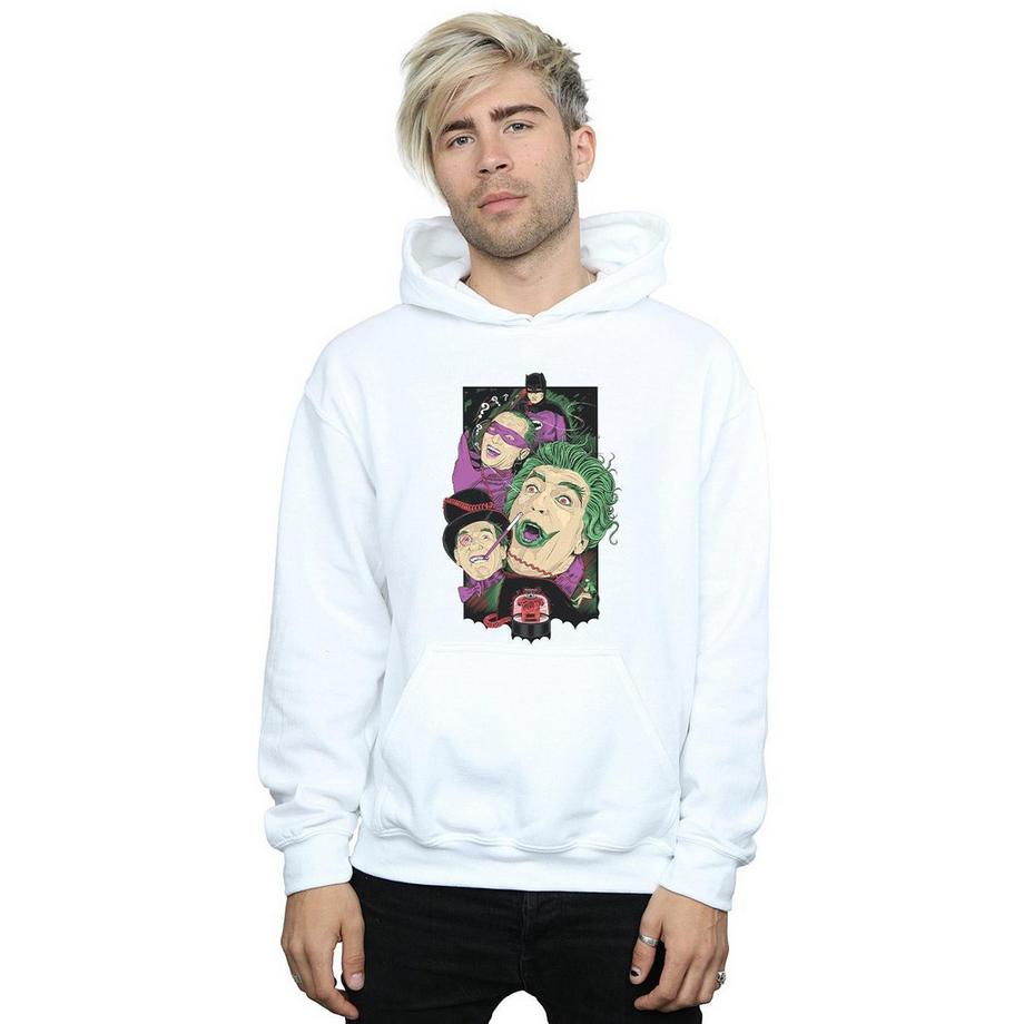 DC COMICS Rogues Gallery Felpa con Cappuccio  