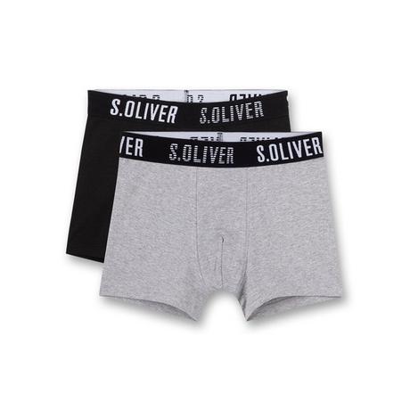 s. Oliver  Jungen-Shorts (Doppelpack) uni 
