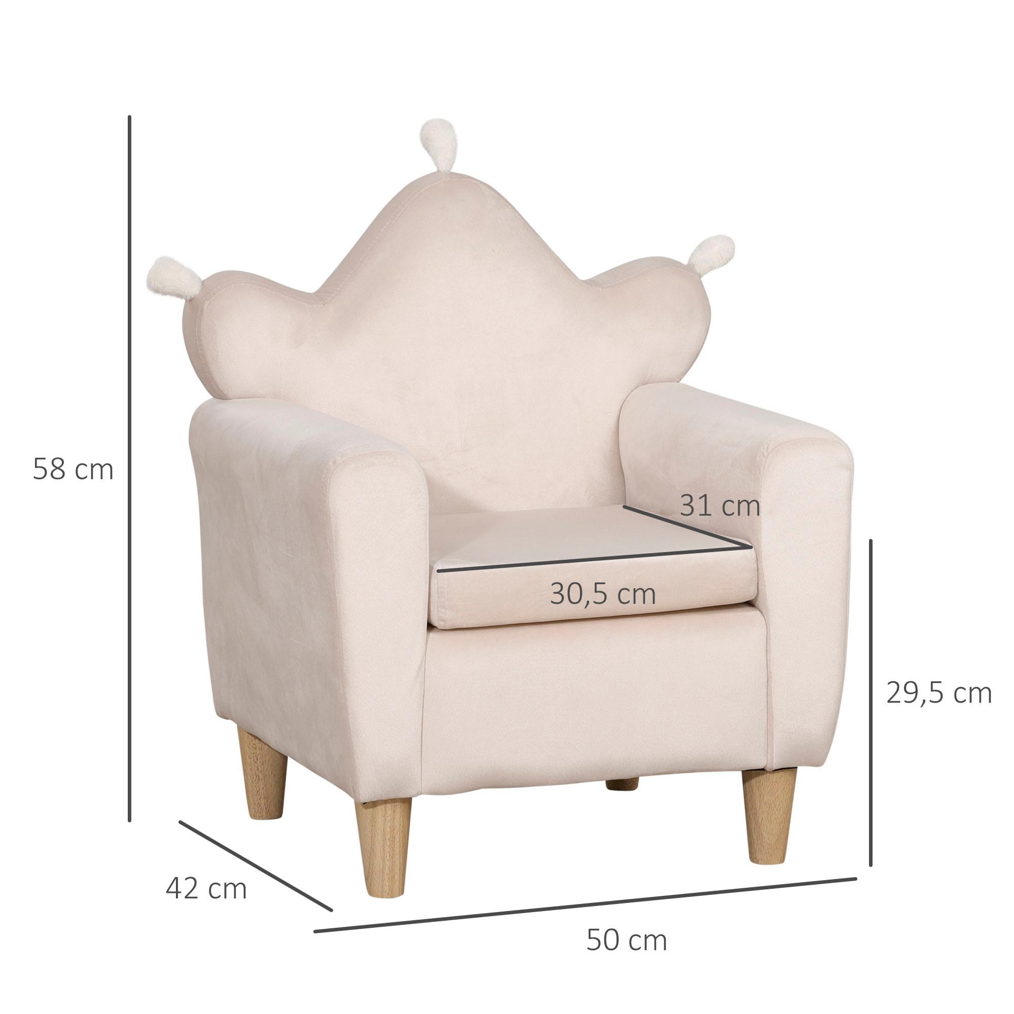 HOMCOM Fauteuil enfant  