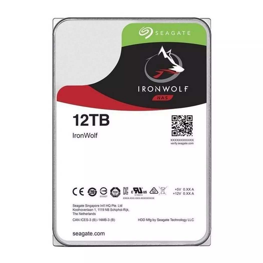 Seagate IronWolf SATA3 12TB 3.5 Internal Hard Drive (ST12000VN0008)