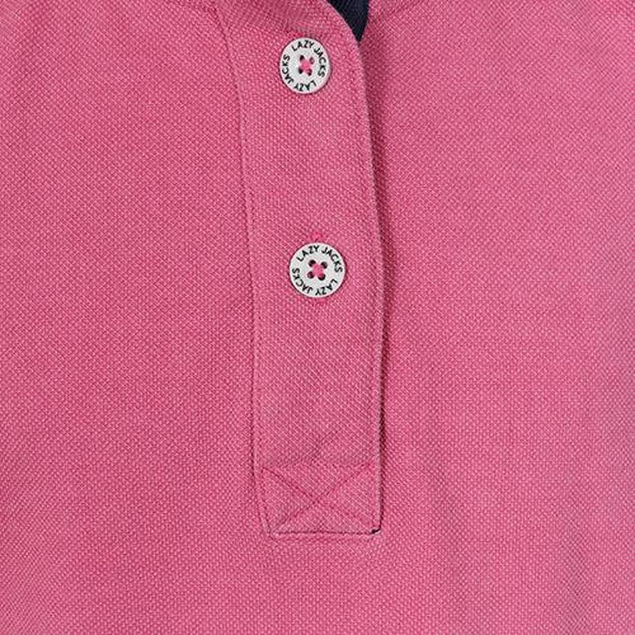 Lazy Jacks  Sweatshirt  ,  Knopfhals, Piqué 