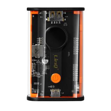 Powerbank 16000mAh USB-C USB LinQ Orange