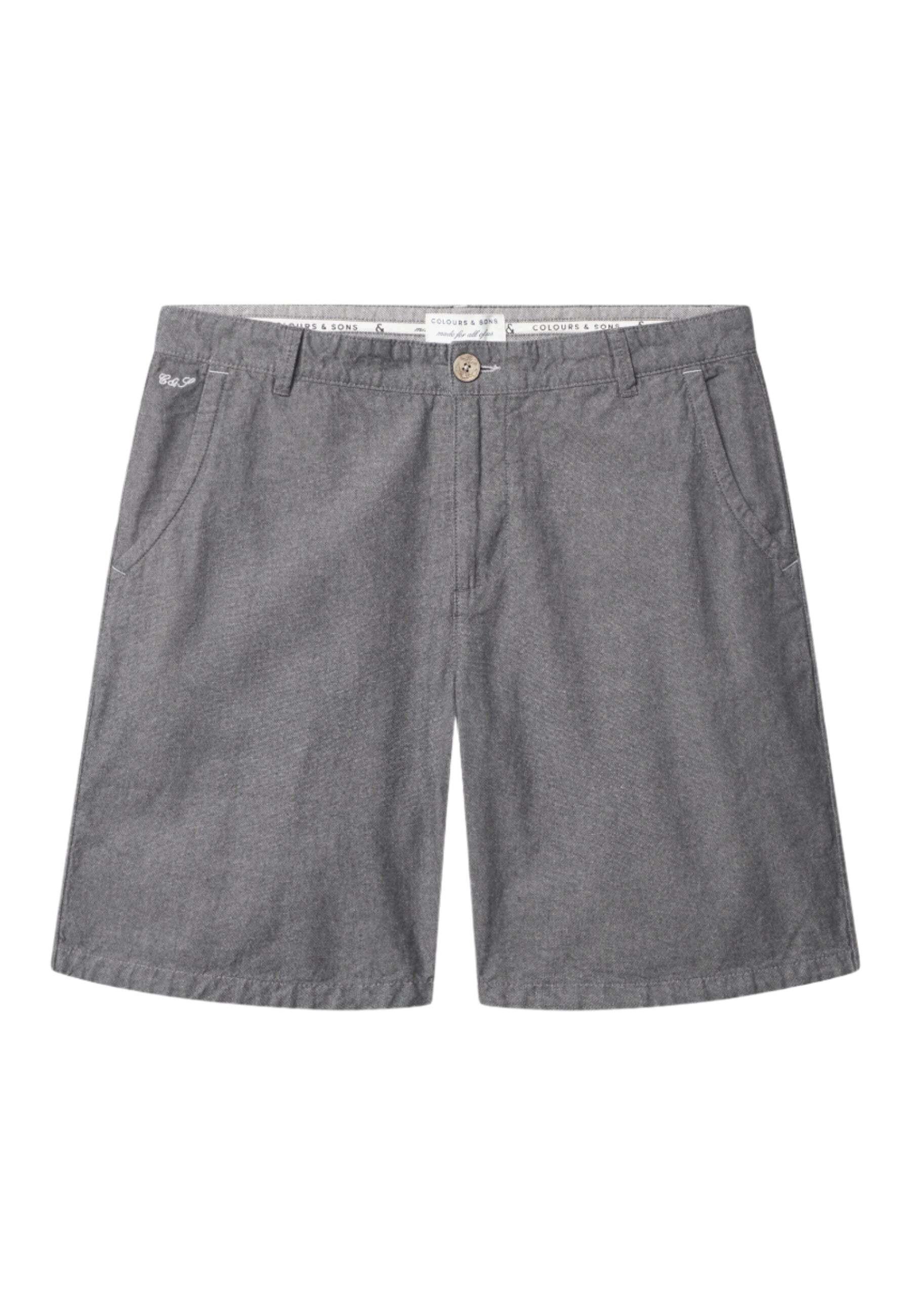 Colours & Sons Dobby Regular Fit Shorts  