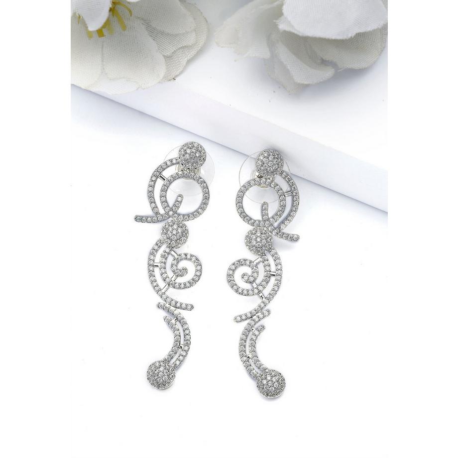 AVANT-GARDE PARIS  Edle Wirbel-Hängeohrringe 