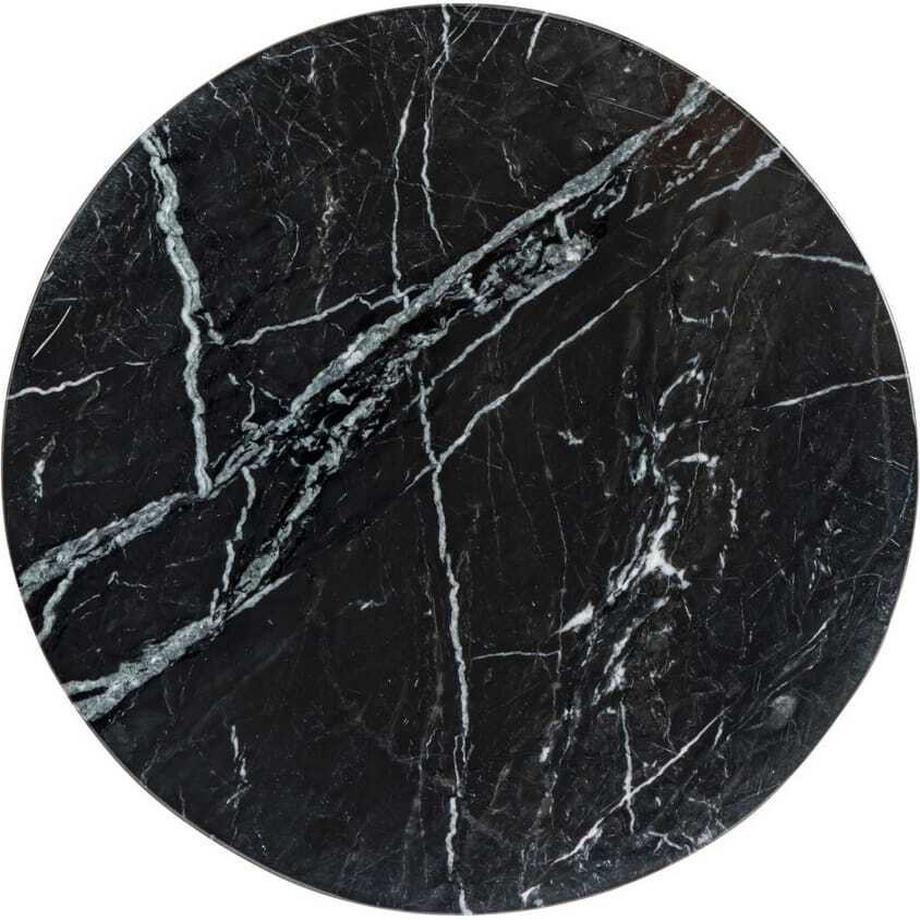 mutoni Tavolino Prescott nero rotondo 37  