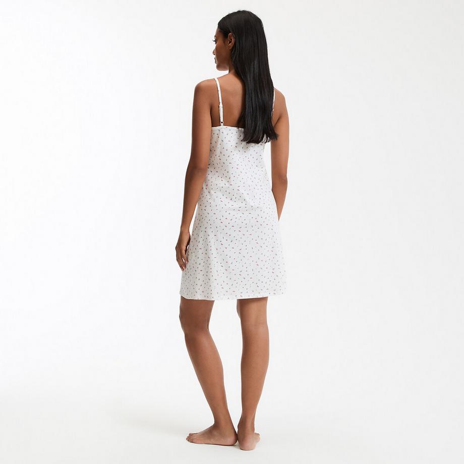 La Redoute Collections Sottoveste in cotone con stampa floreale e spalline sottili  