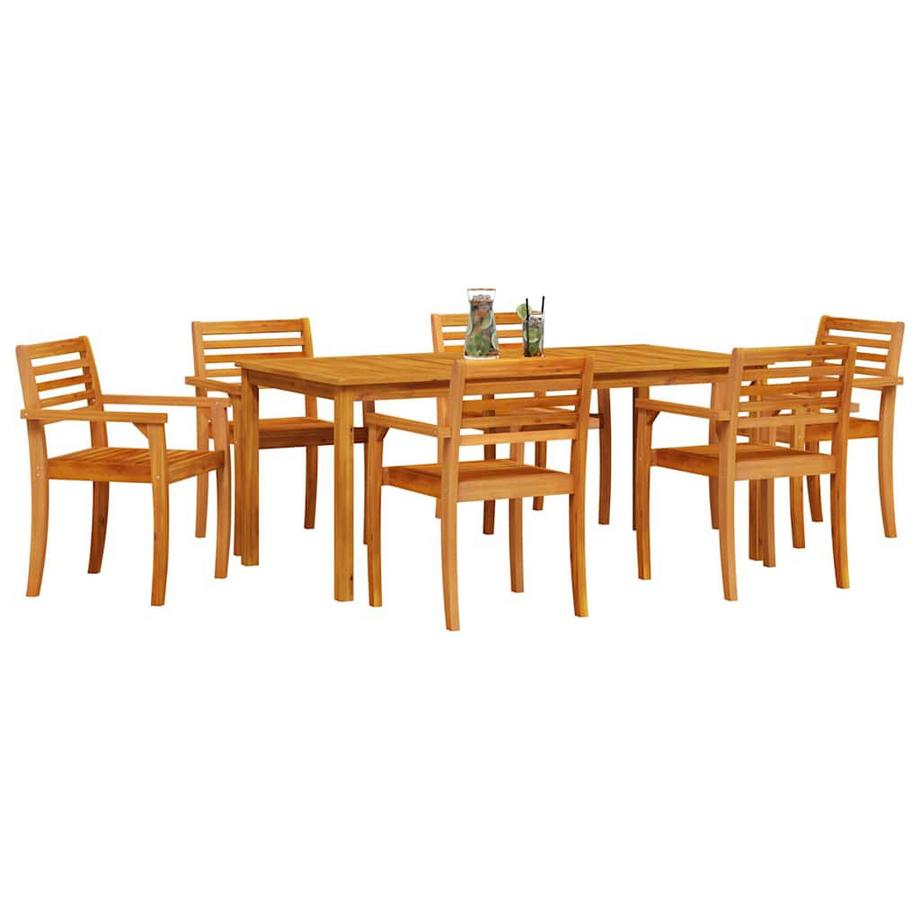 VidaXL Ensemble de salle à manger de jardin bois d'acacia massif  