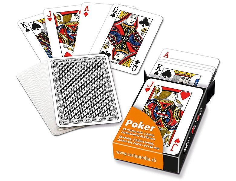 Carta.Media  Spiele Pokerkarten in Faltschachtel 