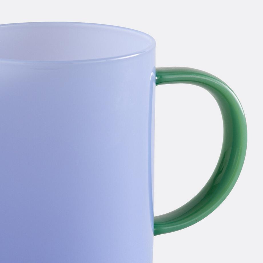 La Redoute Intérieurs Lot de 2 mugs en verre borosilicate  