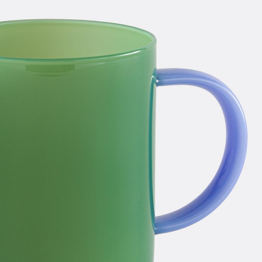La Redoute Intérieurs Lot de 2 mugs en verre borosilicate  